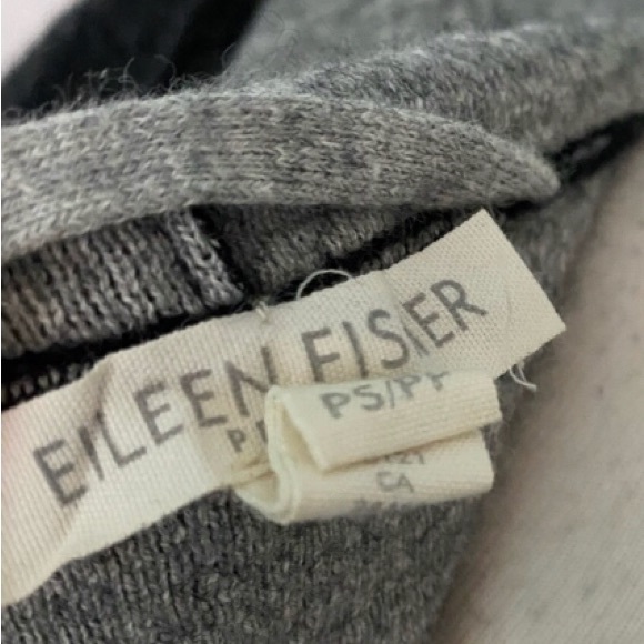 Eileen Fisher wool cardigan gray sz-ps - Picture 5 of 5